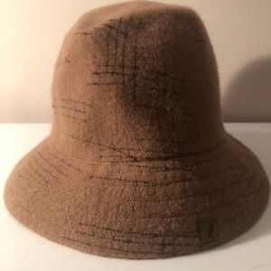 KANGOL WOOL W/INTEGRAL STITCH DETAIL GAFFER TRILBY